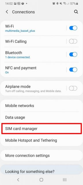 eSim samsung