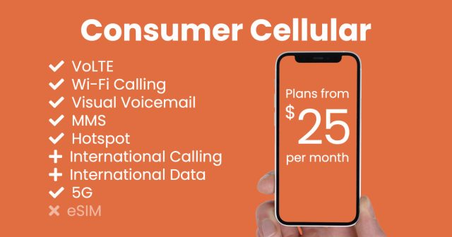 Does Consumer Cellular Support Esim?