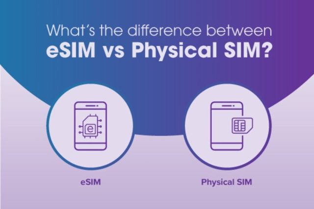 can i use an esim and a physical sim